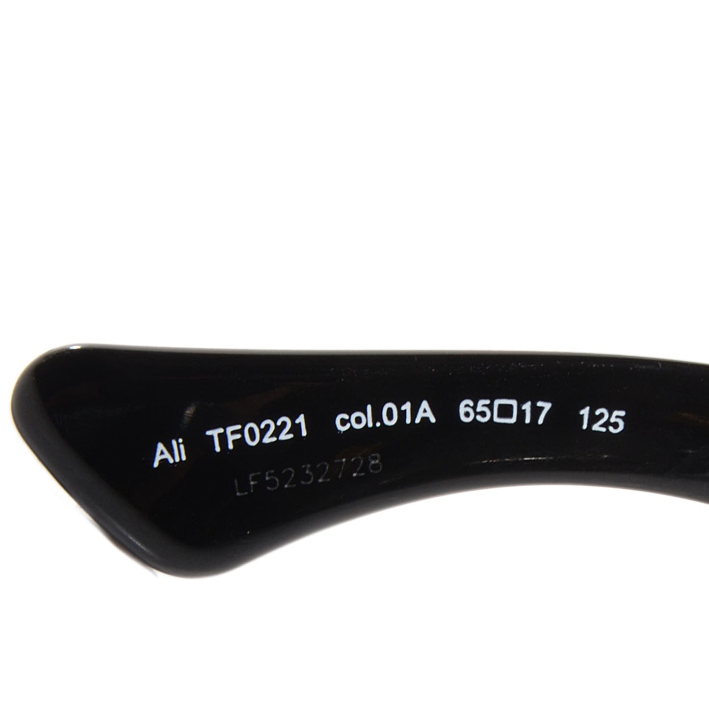 Ali Oversized Round Sunglasses TF0221 Black