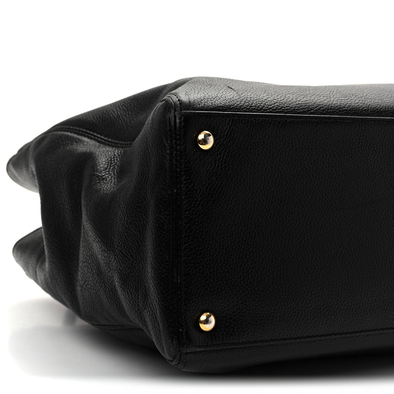 Chanel Calfskin Cerf Executive Shopper Tote Black 9 of 10
