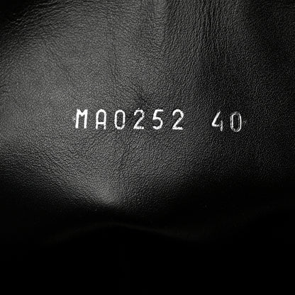 Louis Vuitton Velvet Calfskin Monogram Laureate Platform Desert Boots 37 Black Green 6 of 9