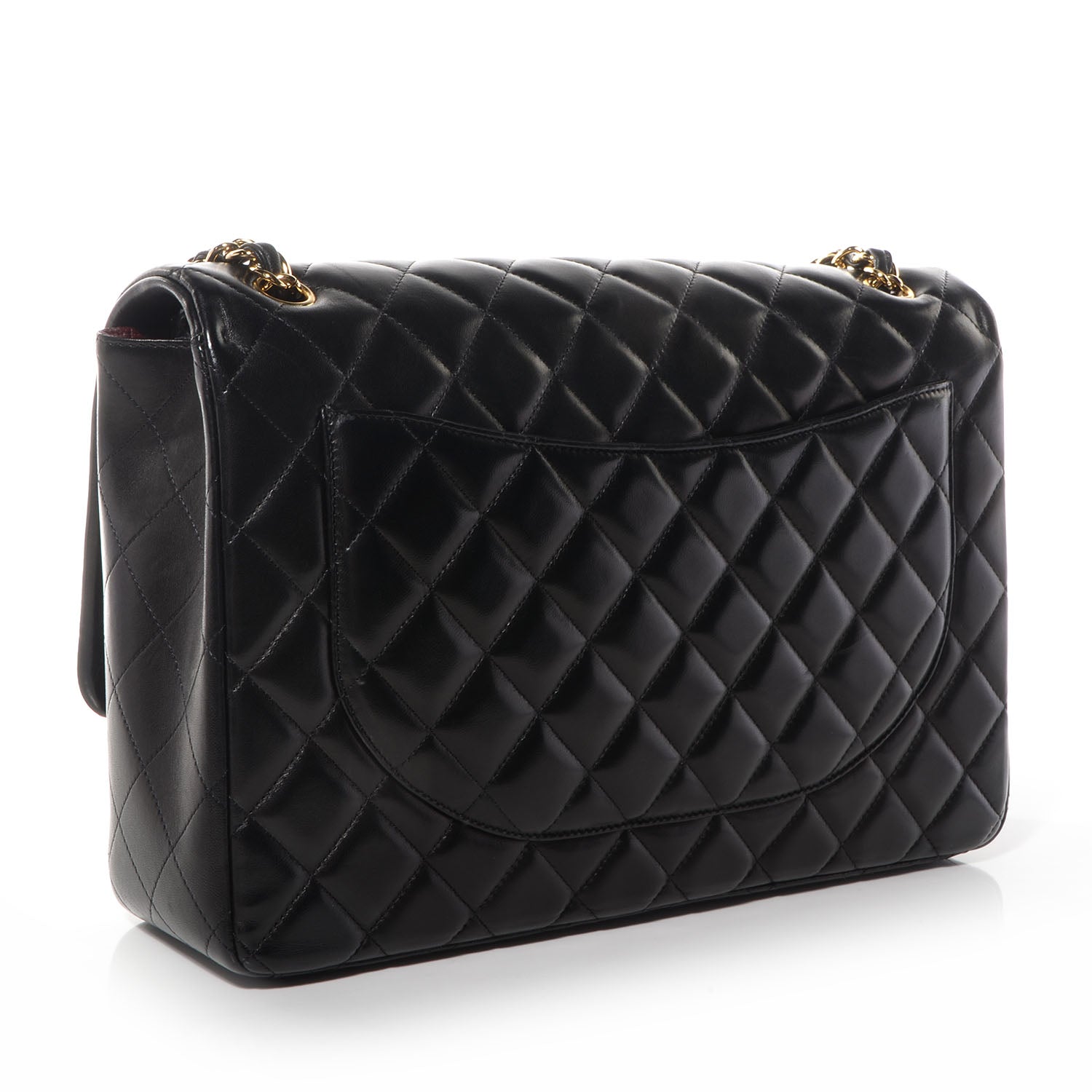 Chanel Lambskin Maxi Single Flap Black 3 of 9