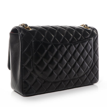 Chanel Lambskin Maxi Single Flap Black 3 of 9