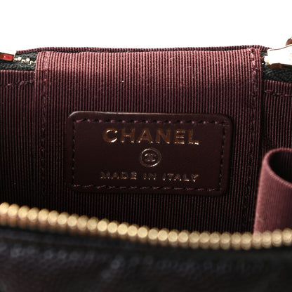 Chanel Caviar Quilted Mini Vanity Case With Chain Black 4 of 8