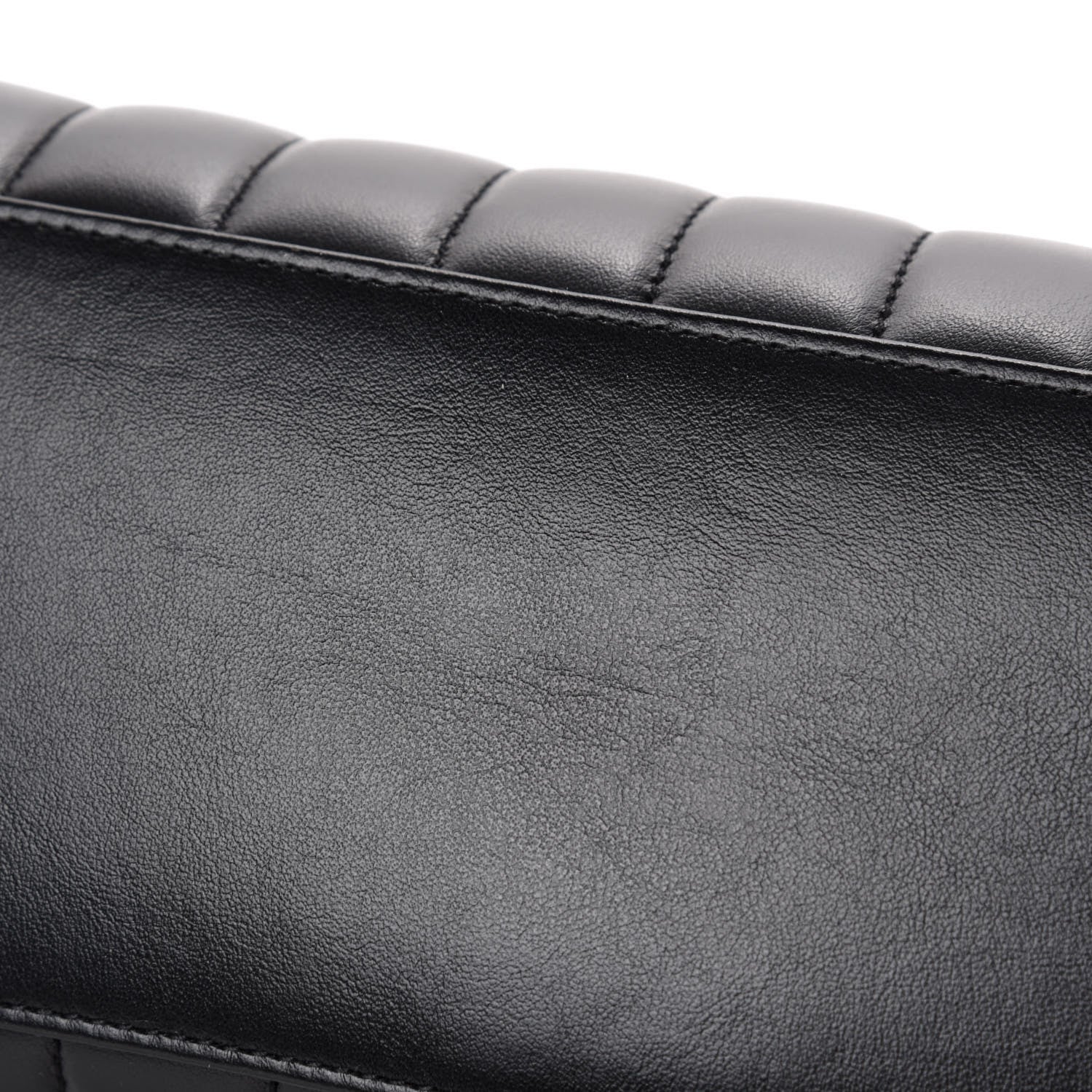 Saint Laurent Calfskin Y Quilted Monogram Medium Loulou Chain Satchel Black 9 of 15
