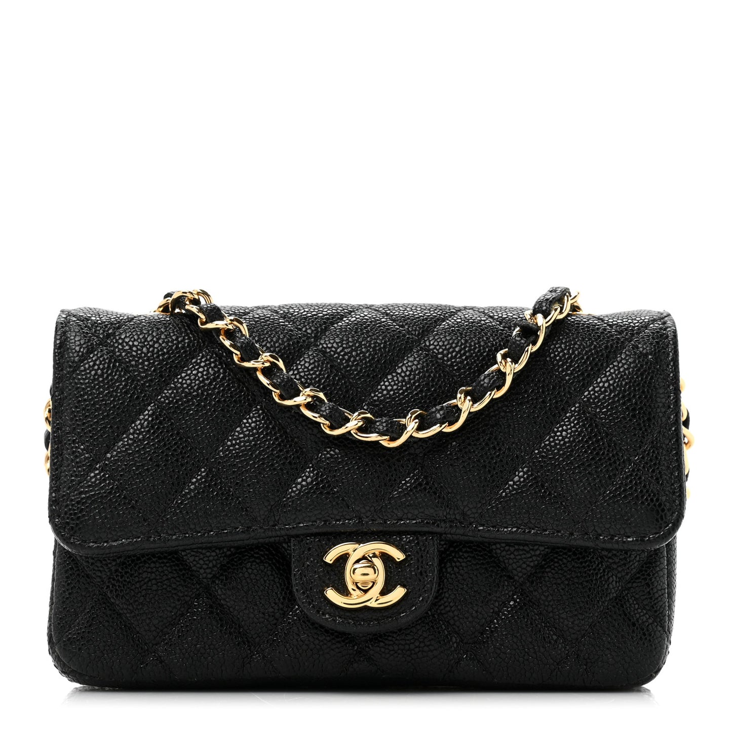 Lambskin Calfskin Tweed Success Story Set of 4 Minis Bags Black