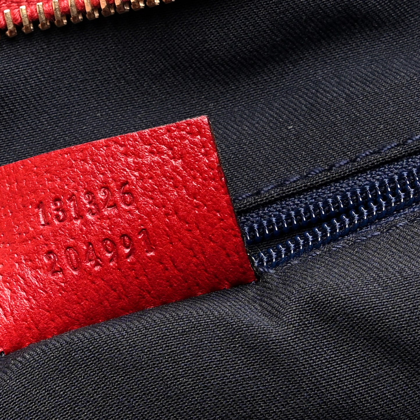Monogram Abbey Messenger Bag Navy Red