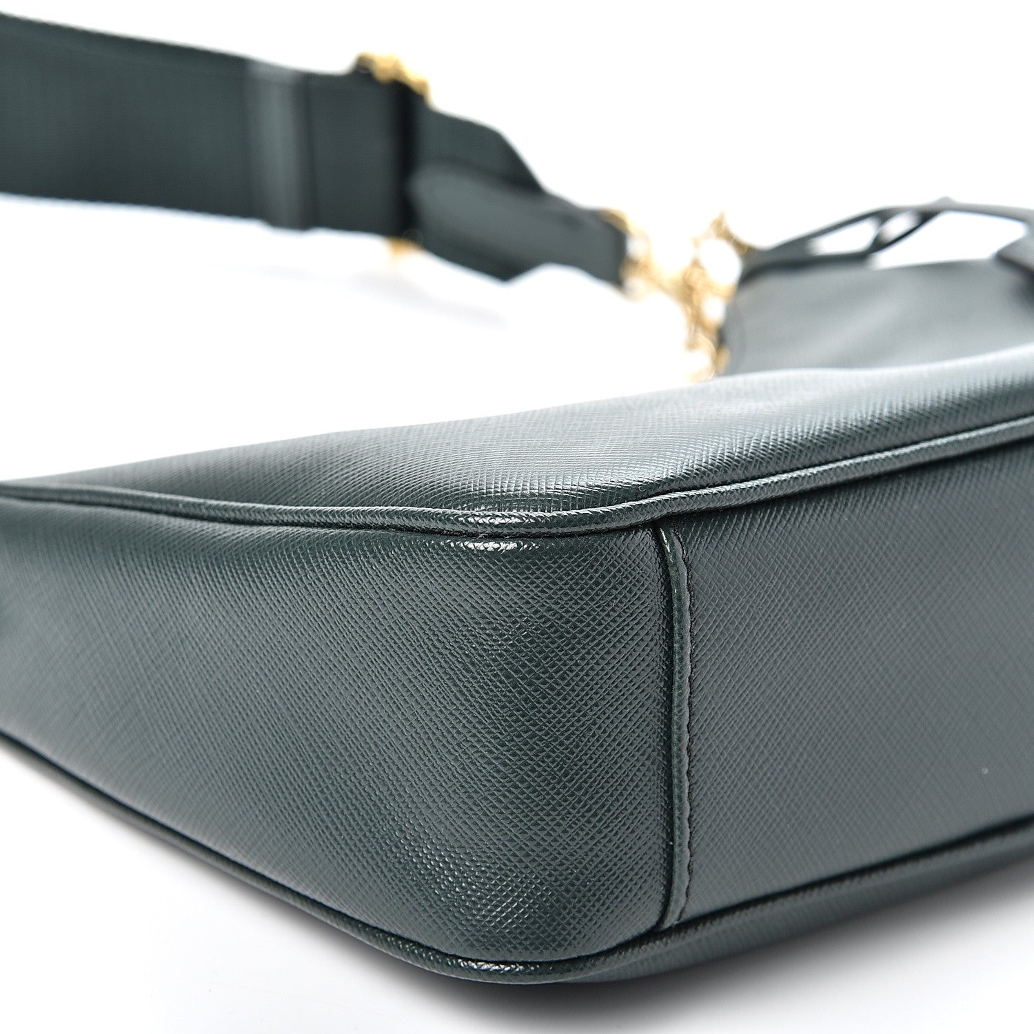 Prada Saffiano Lux Re-Edition 2005 Shoulder Bag Smeraldo 8 of 9
