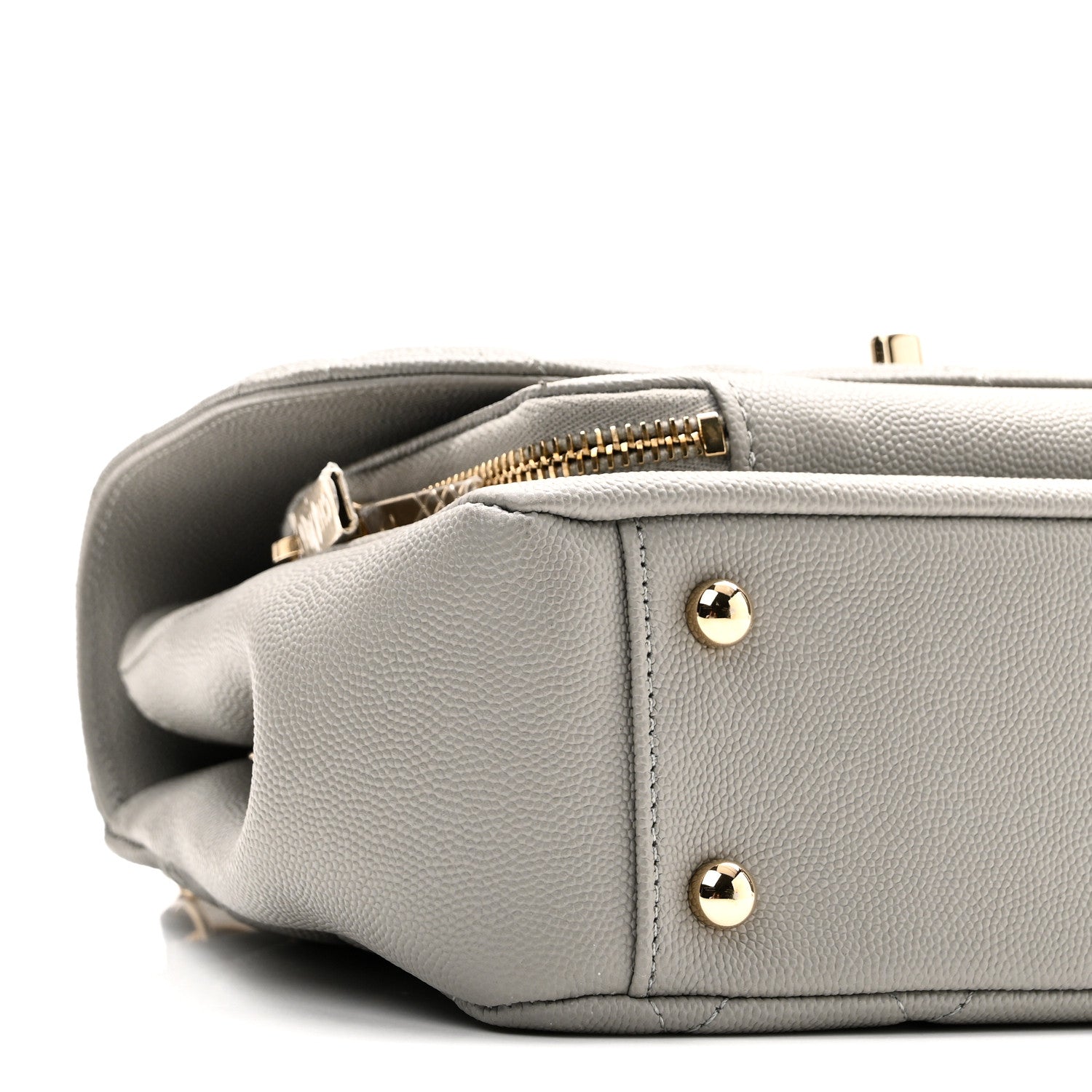 Chanel Caviar Quilted Medium Business Affinity Flap Grey 9 of 10