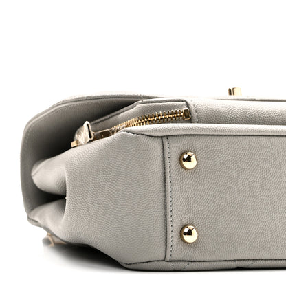 Chanel Caviar Quilted Medium Business Affinity Flap Grey 9 of 10