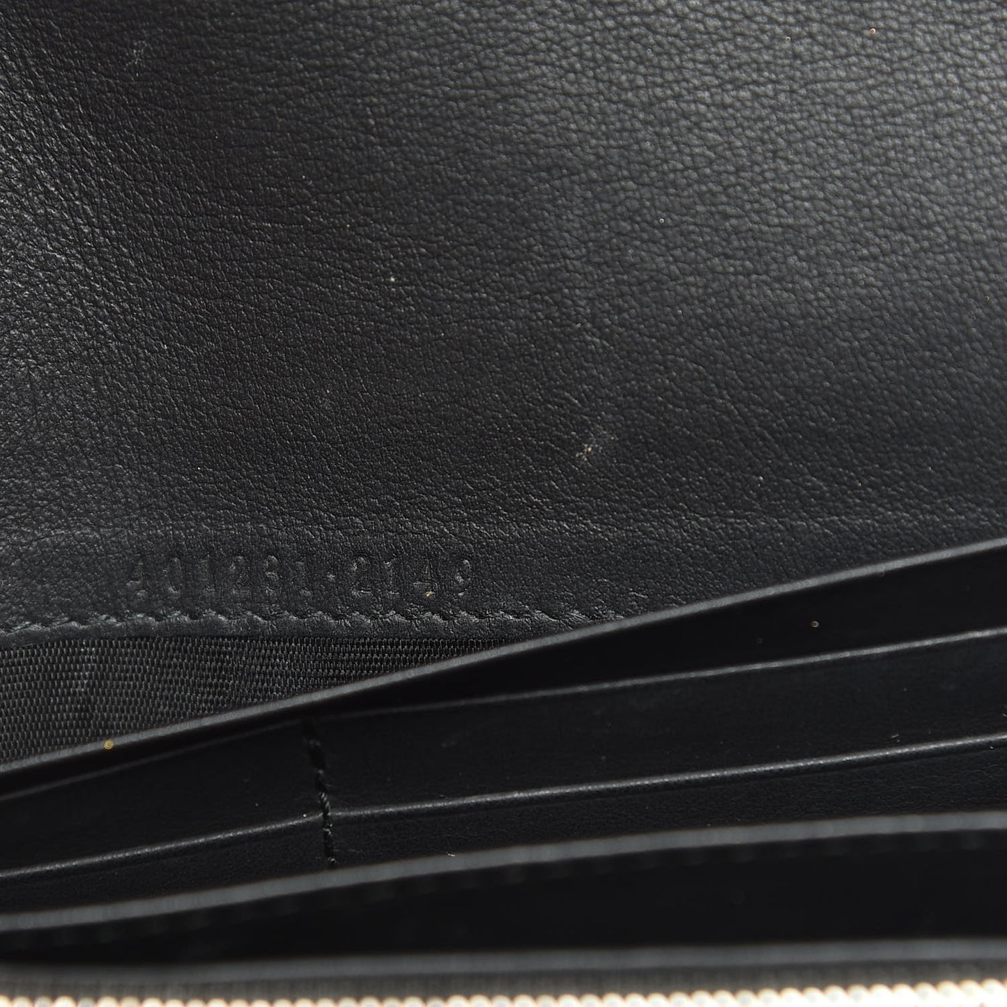 GG Supreme Monogram Mini Dionysus Chain Wallet Beige Black