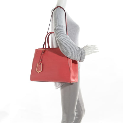 Fendi Vitello Elite Regular 2Jours Tote Rosa Exstasy 2 of 9