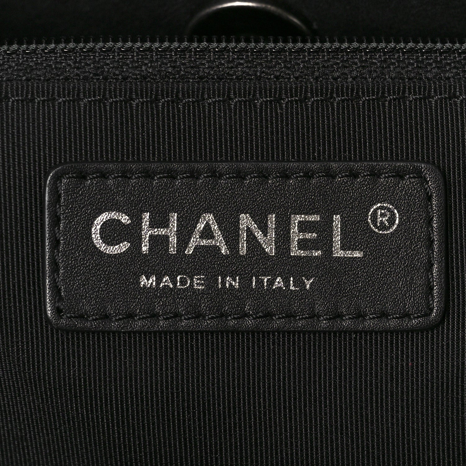 Chanel Calfskin Quilted Large Easy Shopping Tote Black 5 of 8