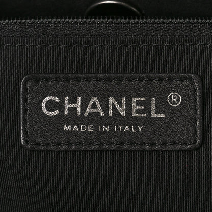 Chanel Calfskin Quilted Large Easy Shopping Tote Black 5 of 8