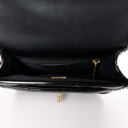 Chanel Patent School Memory Mini Top Handle Flap Black 5 of 12