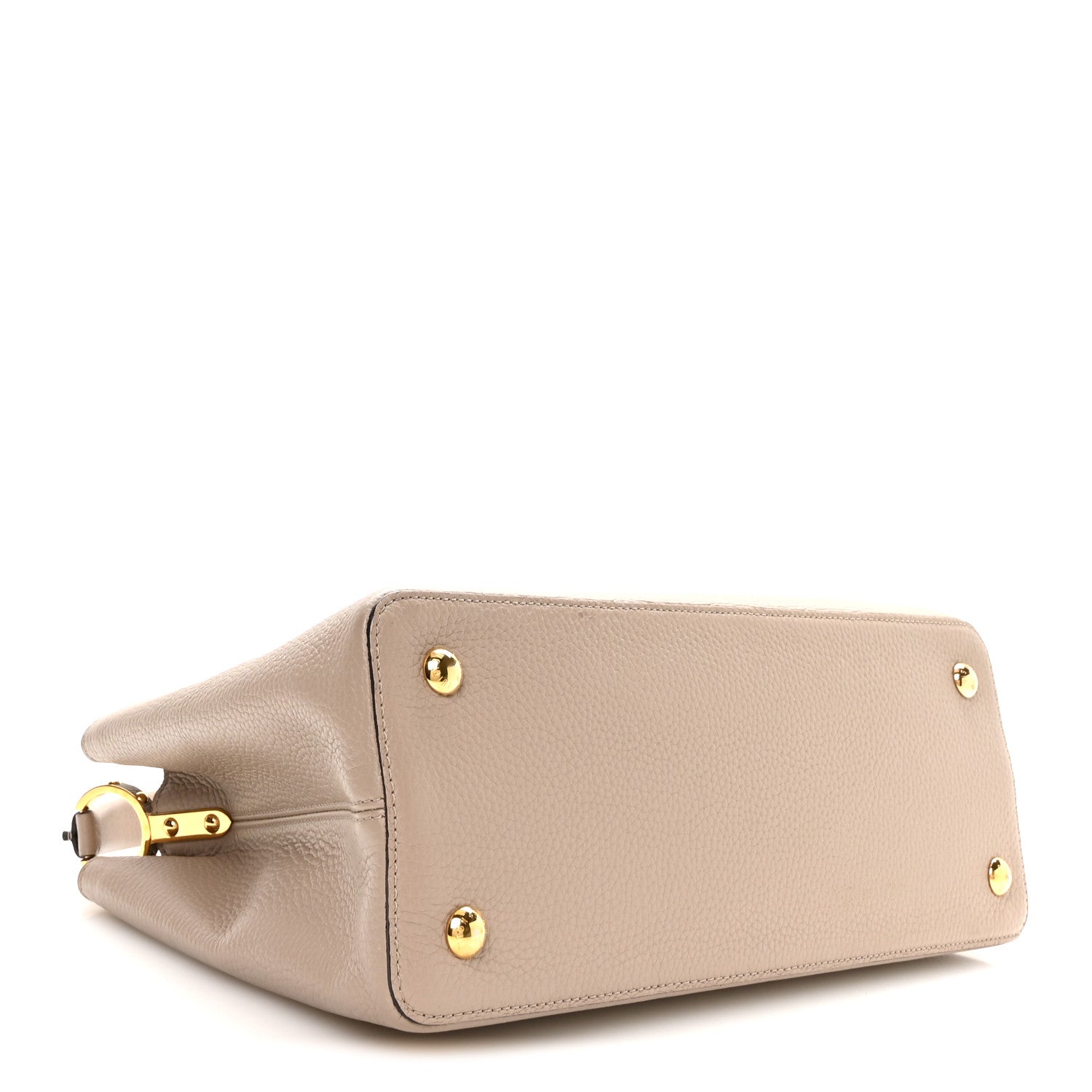 Louis Vuitton Taurillon Capucines MM Galet Galet 4 of 11