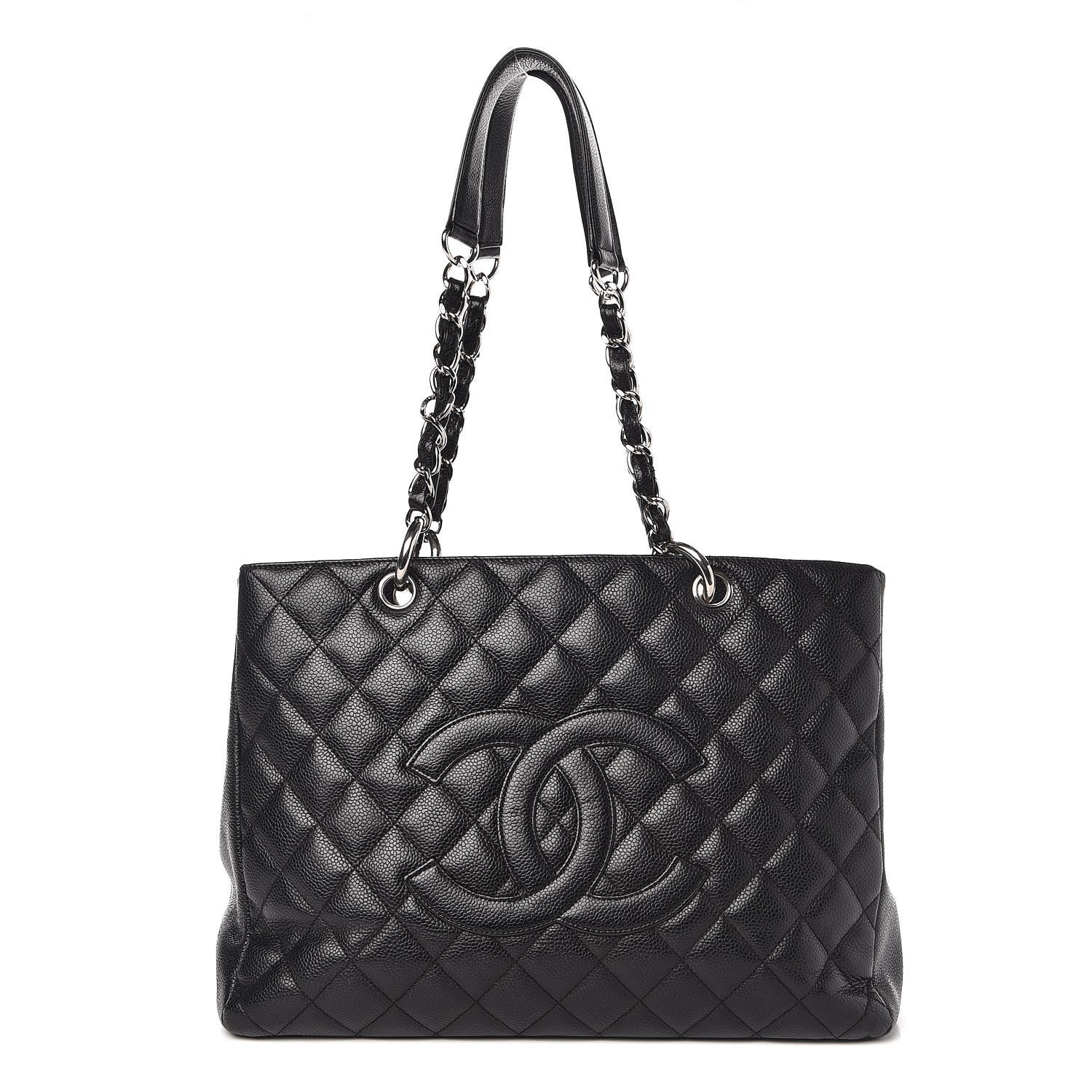 Chanel Caviar Quilted Grand Shopping Tote GST Black 1 of 9