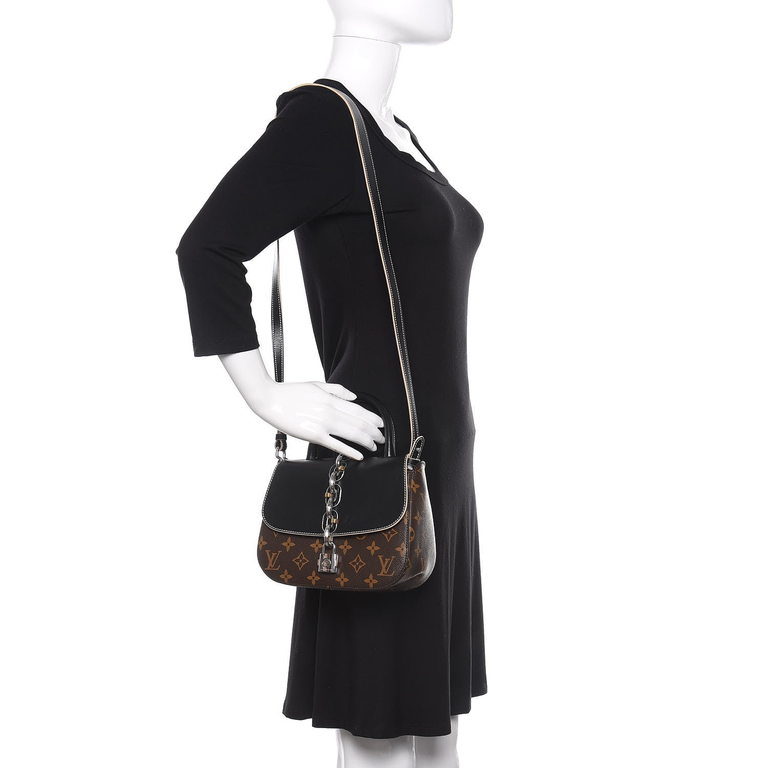 Louis Vuitton Monogram Chain It Black 2 of 11