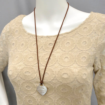 Tiffany Sterling Silver Return to Heart Necklace 4 of 7