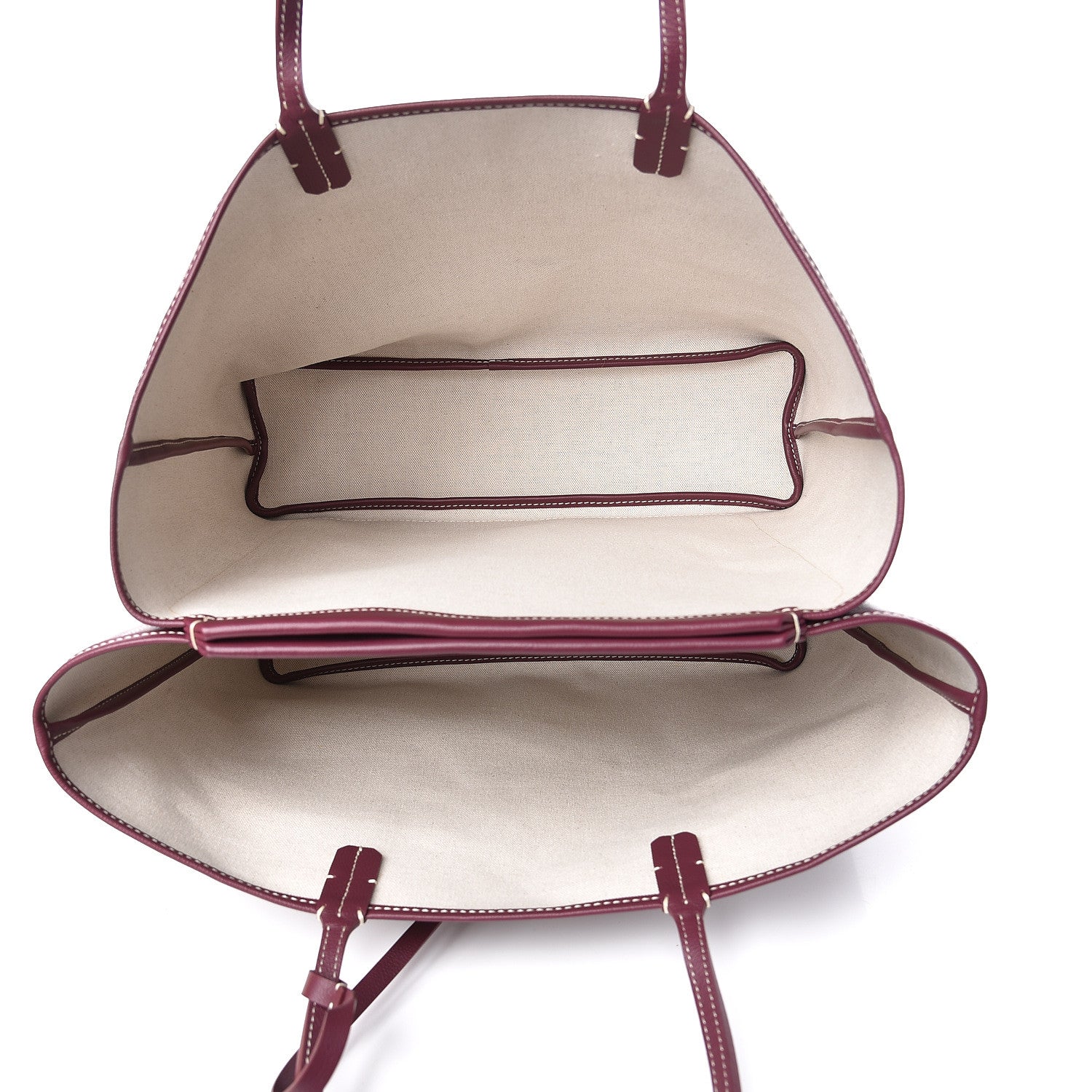Goyard Goyardine Isabelle Tote Burgundy 5 of 12