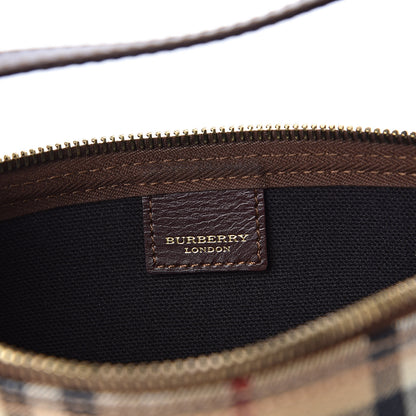 Burberry Haymarket Check Pochette Chocolate 6 of 10