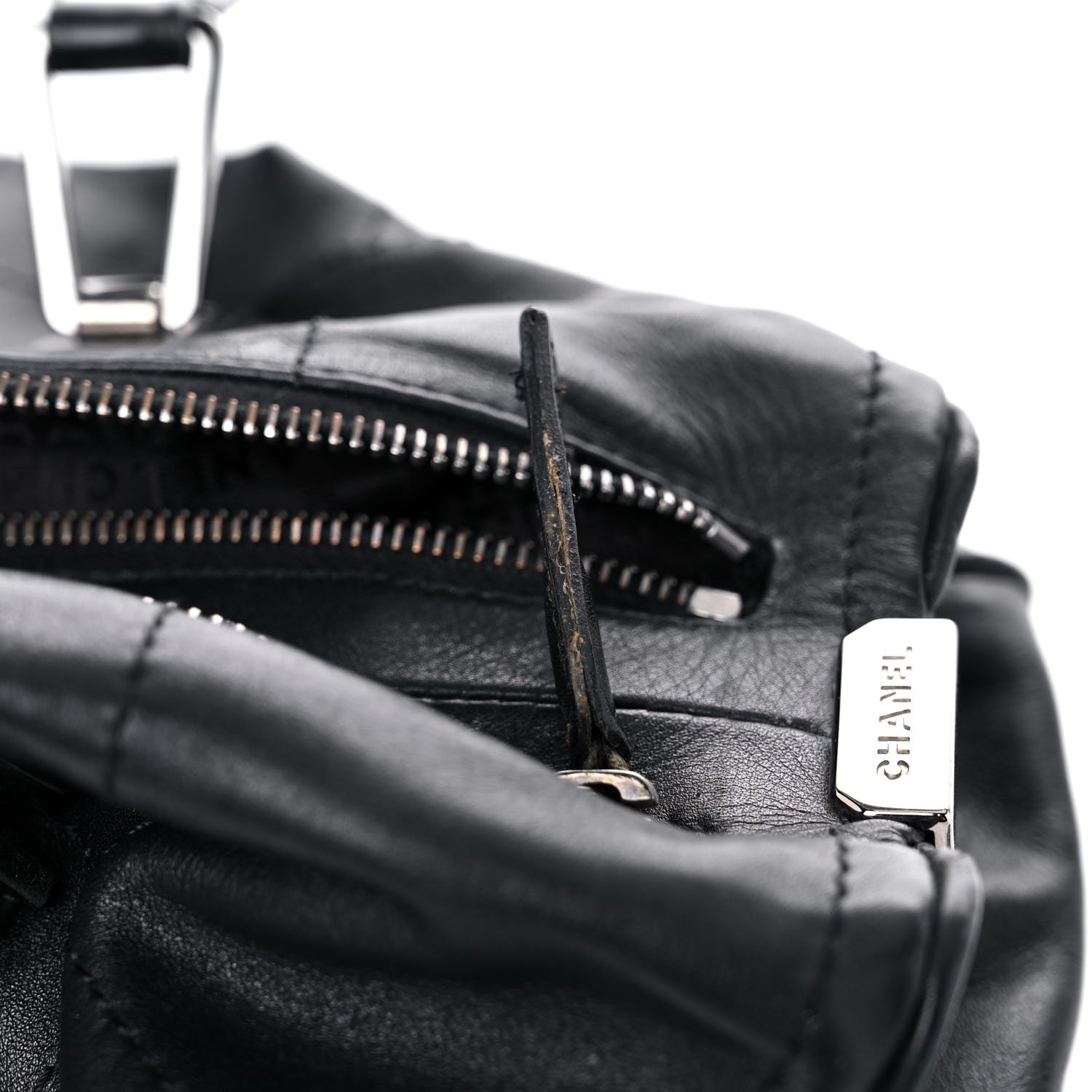 Chanel Lambskin Square Stitched Large Tote Black 16 of 22