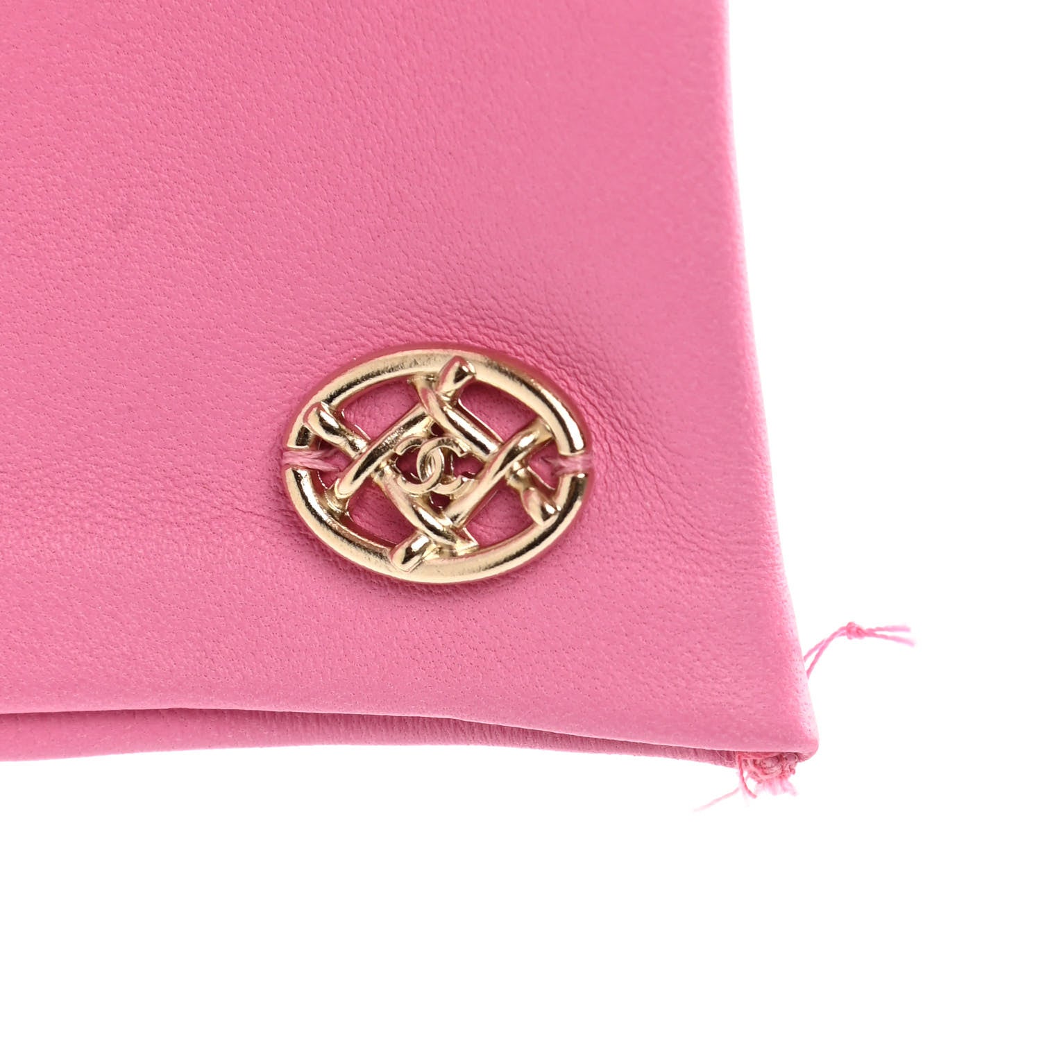 Chanel Lambskin Fingerless CC Long Gloves 7 Pink 6 of 8