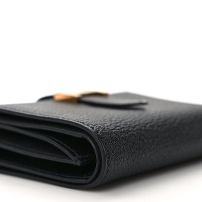 Hermes Epsom Tri-Fold Compact Bearn Wallet Black 7 of 9