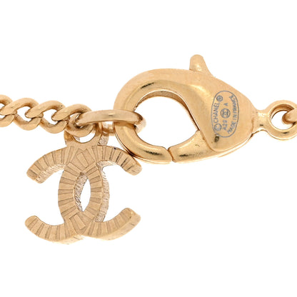 Chanel Crystal CC Necklace Gold Ruthenium 5 of 5