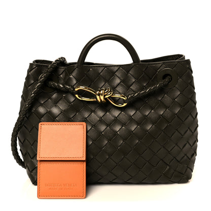 Bottega Veneta Nappa Intrecciato Small Andiamo Shoulder Bag Cypress 3 of 12
