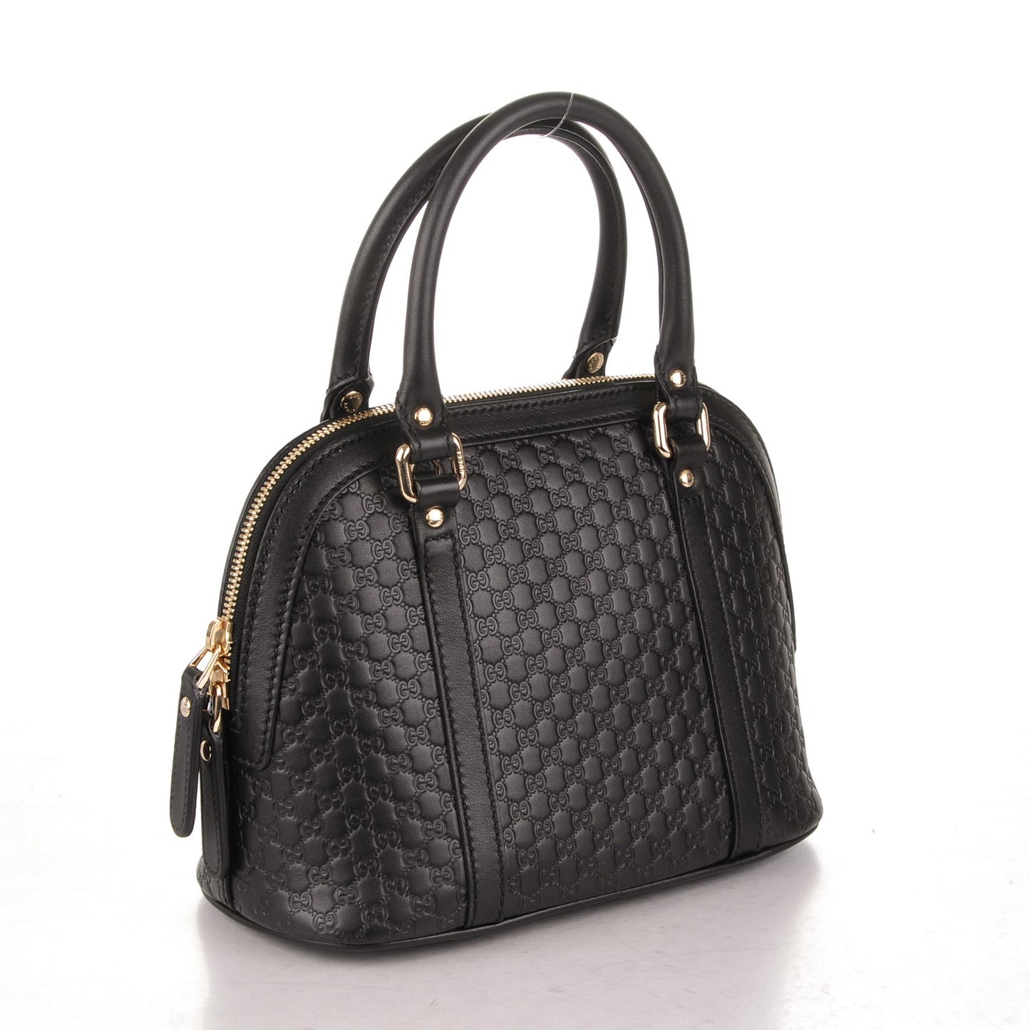 Microguccissima Mini Dome Bag Black