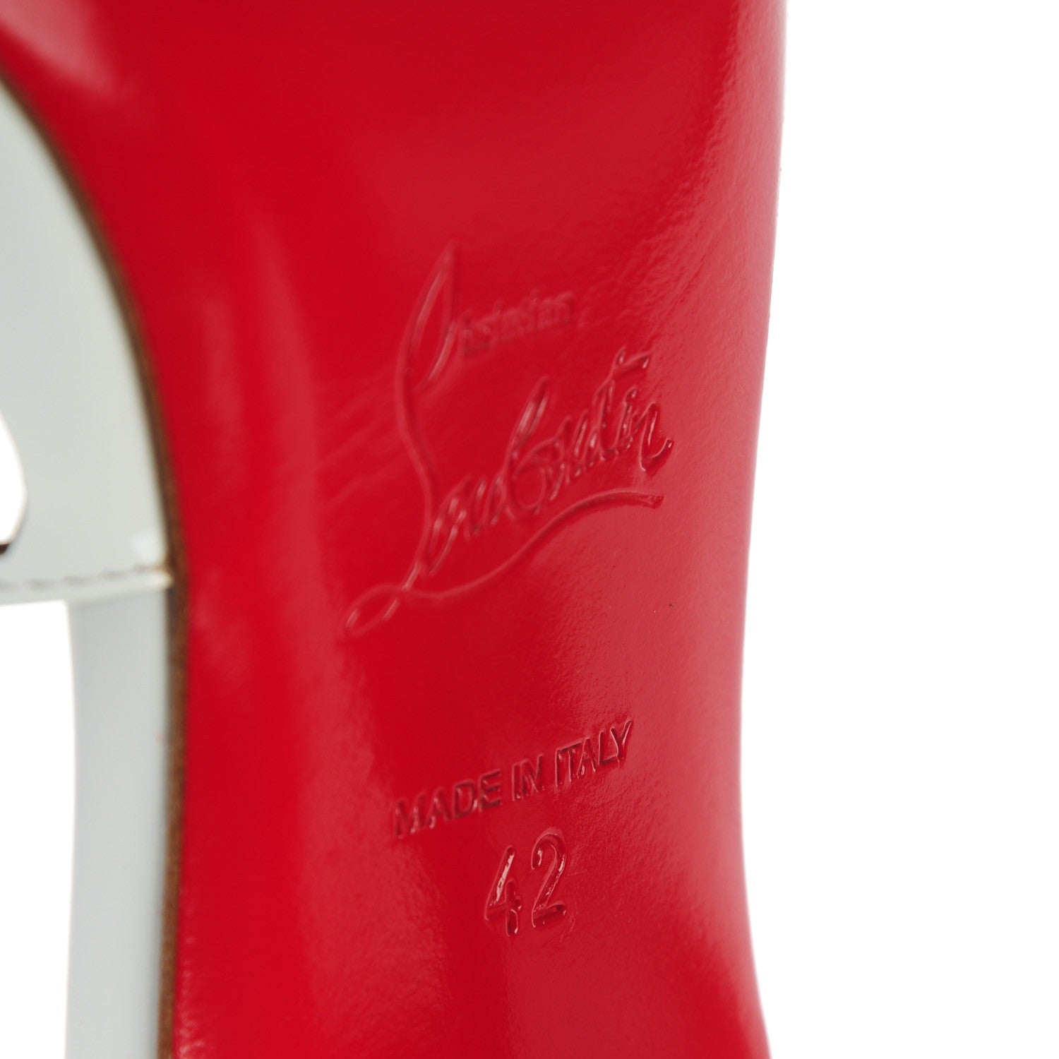 Christian Louboutin Patent Beloved 100 Pumps 42 White 6 of 8