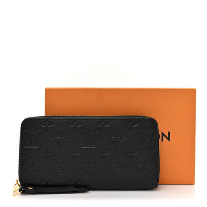 Louis Vuitton Empreinte Zippy Wallet Black 11 of 11