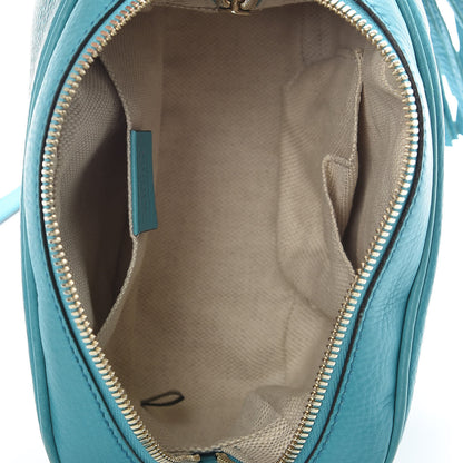 Gucci Pebbled Calfskin Small Soho Disco Bag Deep Cobalt 7 of 12
