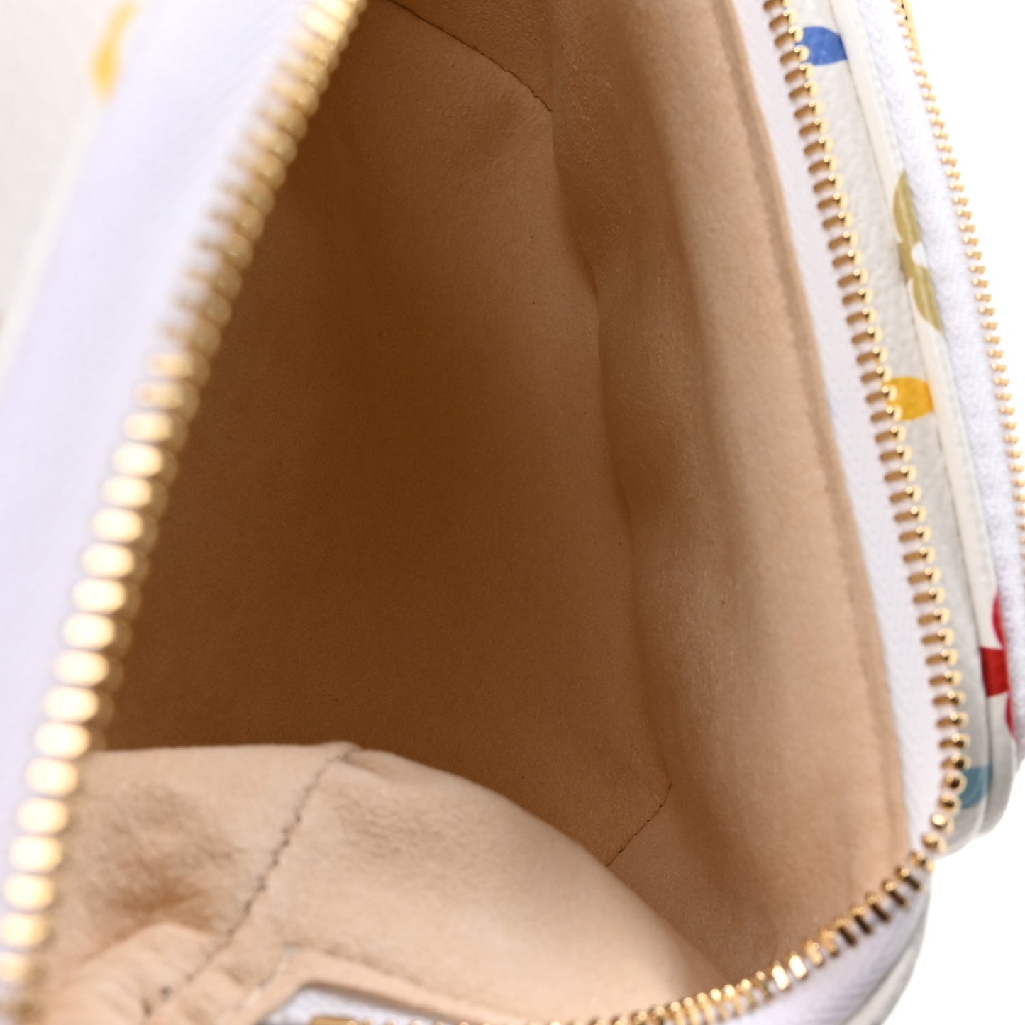 LV X TM Monogram Multicolor Mini Bumbag White