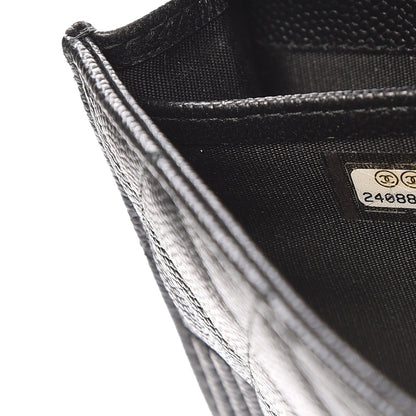 Chanel Caviar Quilted Boy Flap Wallet So Black 8 of 10