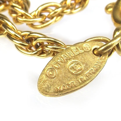 Chanel CC Pendant Necklace Gold 3 of 8