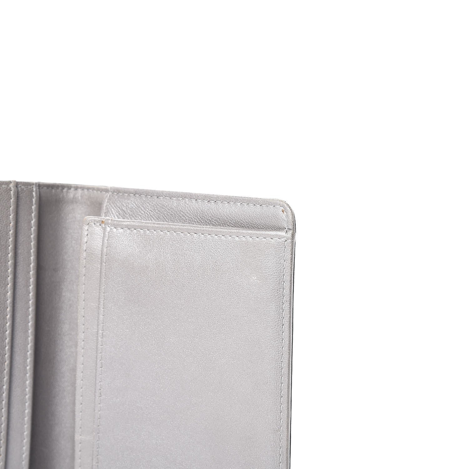 Chanel Lambskin Camellia Embossed Yen Wallet Black 11 of 15
