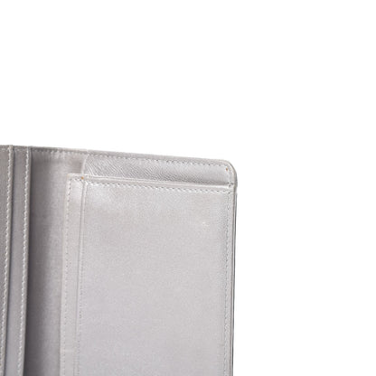 Chanel Lambskin Camellia Embossed Yen Wallet Black 11 of 15