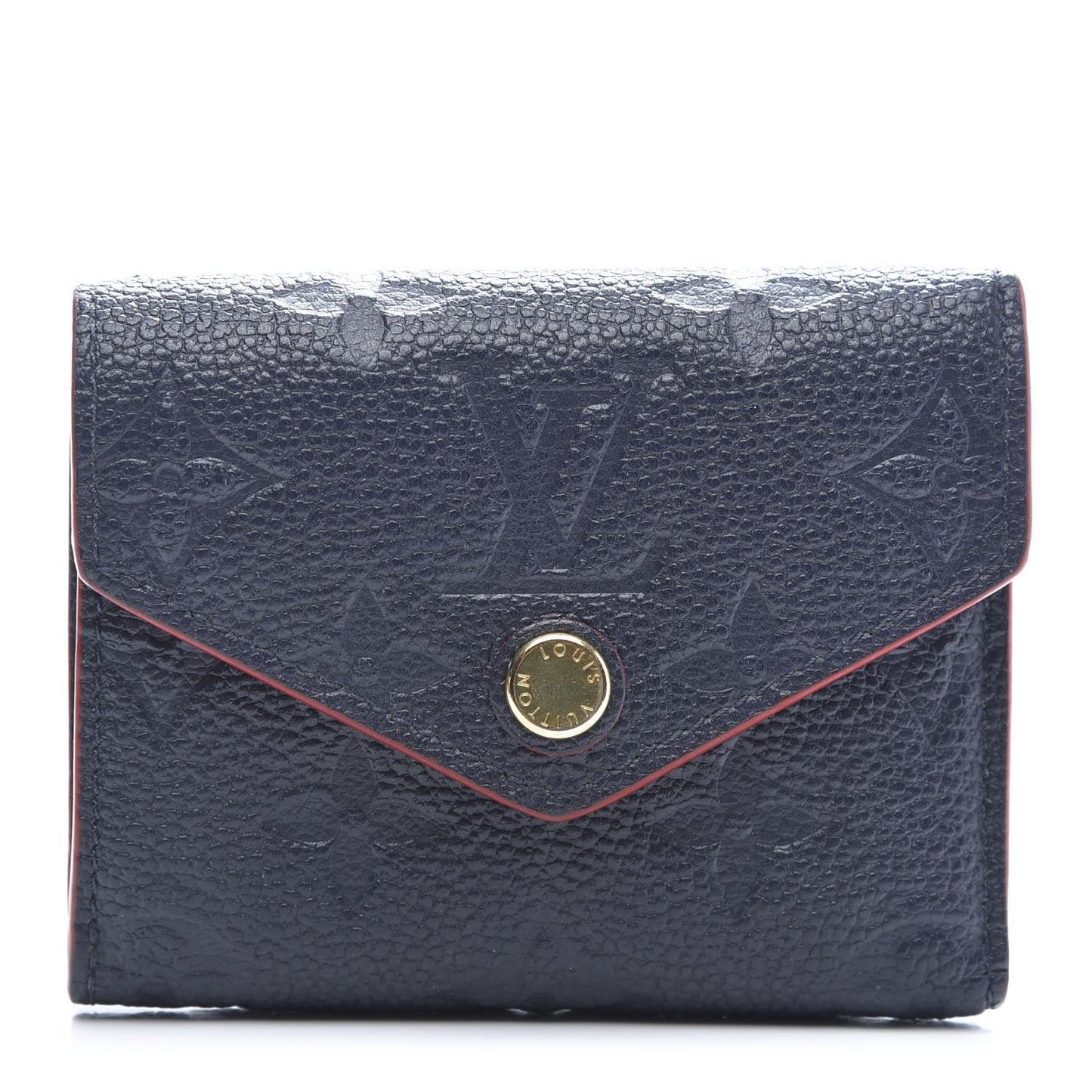 Empreinte Zoe Wallet Marine Rouge