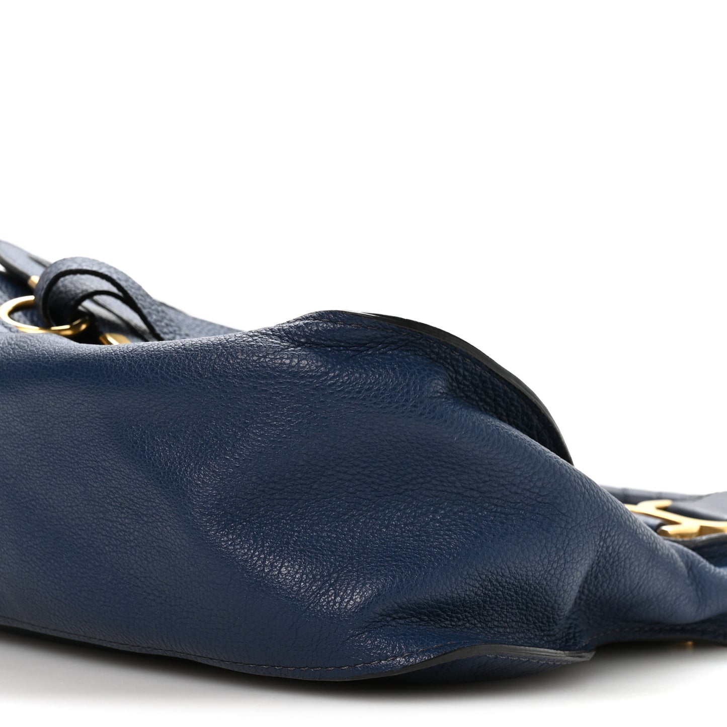 Calfskin Medium Marcie Satchel Royal Navy