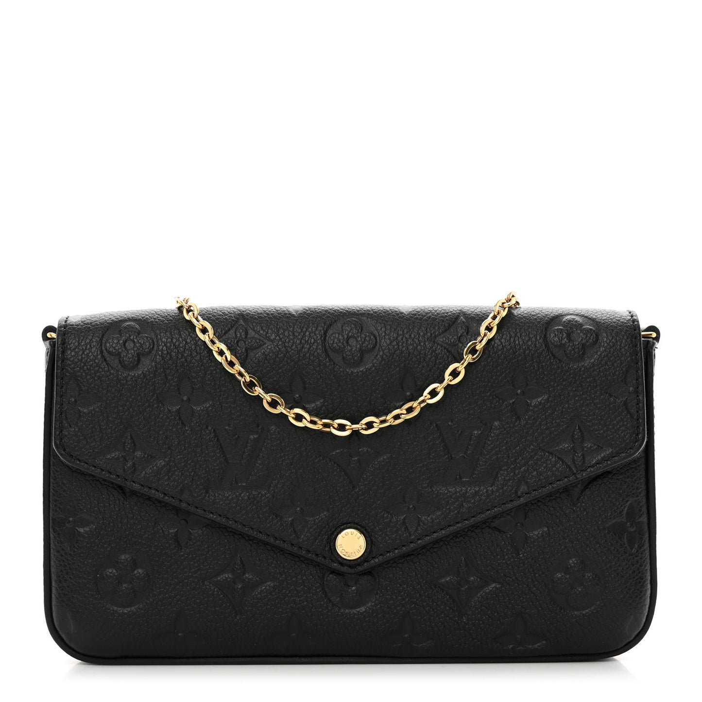 Empreinte Pochette Felicie Chain Wallet Black