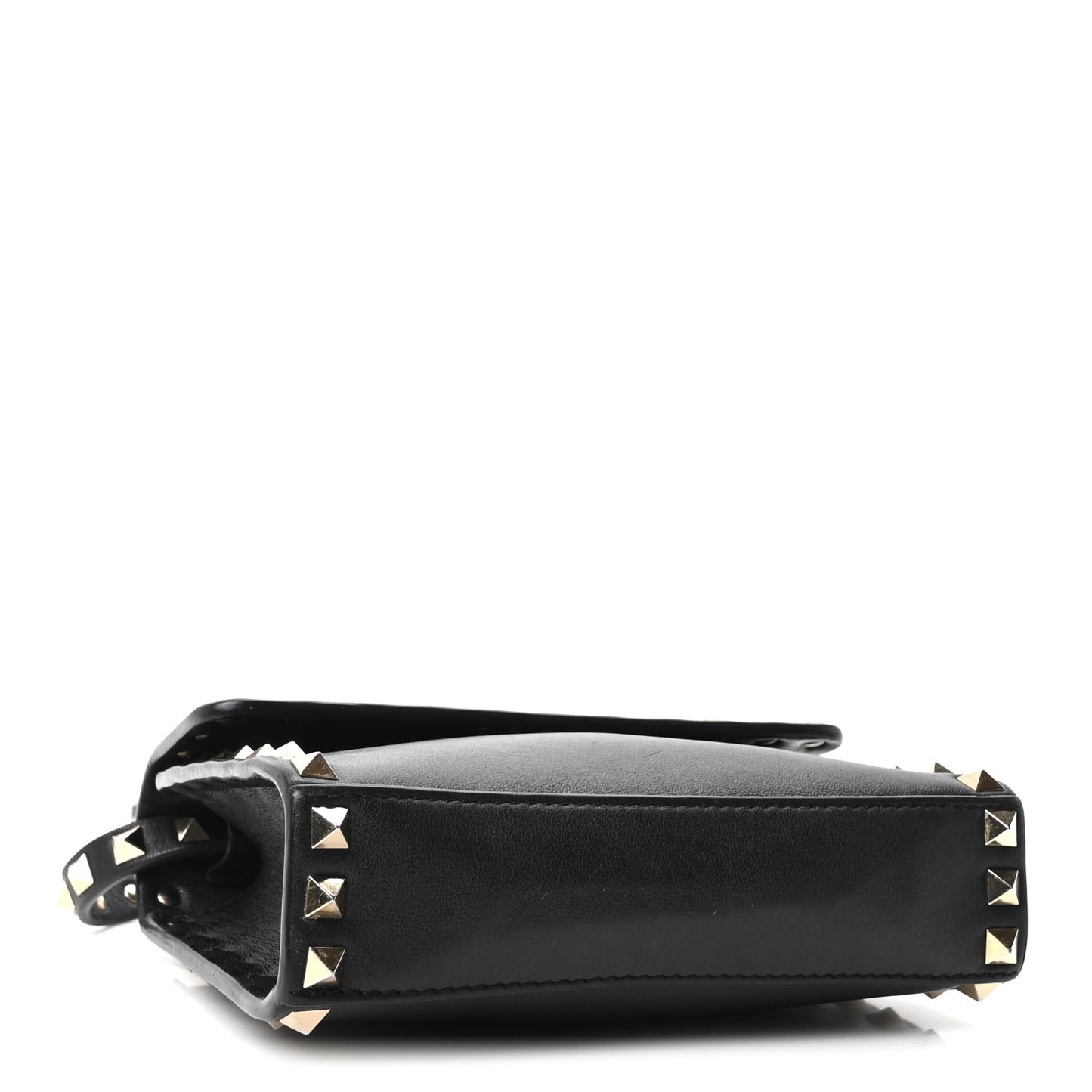 Vitello Rockstud Belt Bag Black
