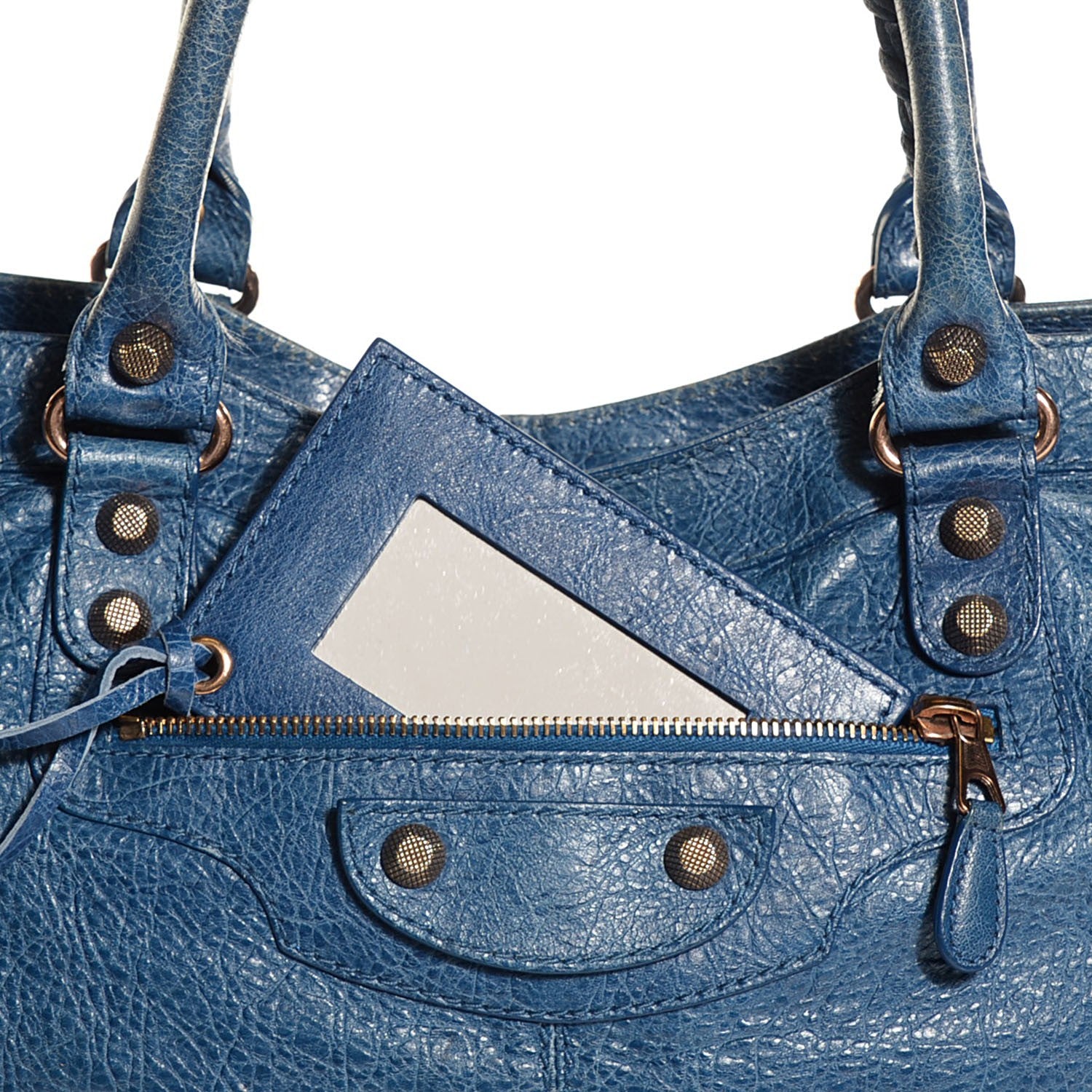 Balenciaga Agneau Giant 12 Rose Gold Hardware Part Time Bleu Cobalt 11 of 15