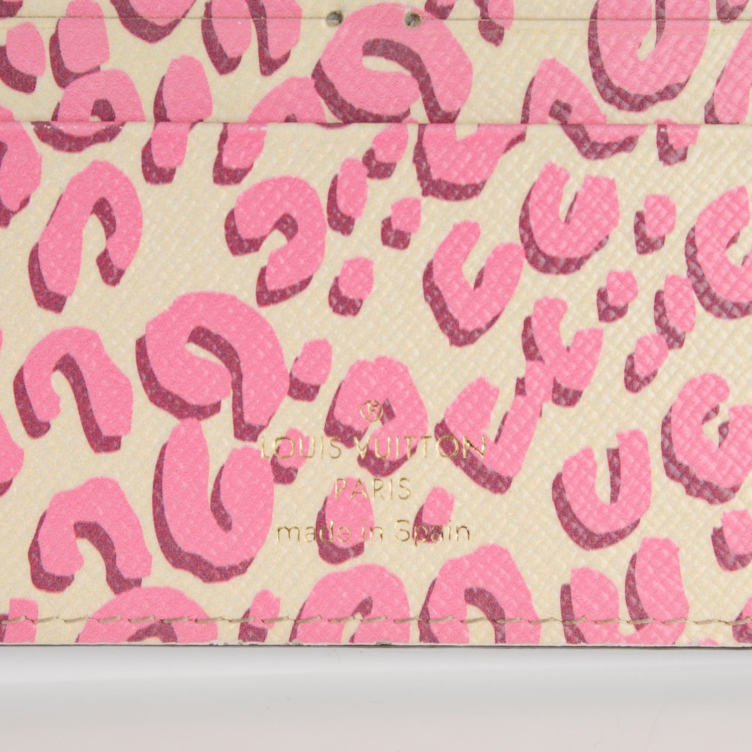 Louis Vuitton Monogram Leopard Insolite Wallet Blanc Corail 6 of 7