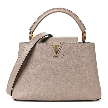 Louis Vuitton Taurillon Capucines BB Galet 1 of 8