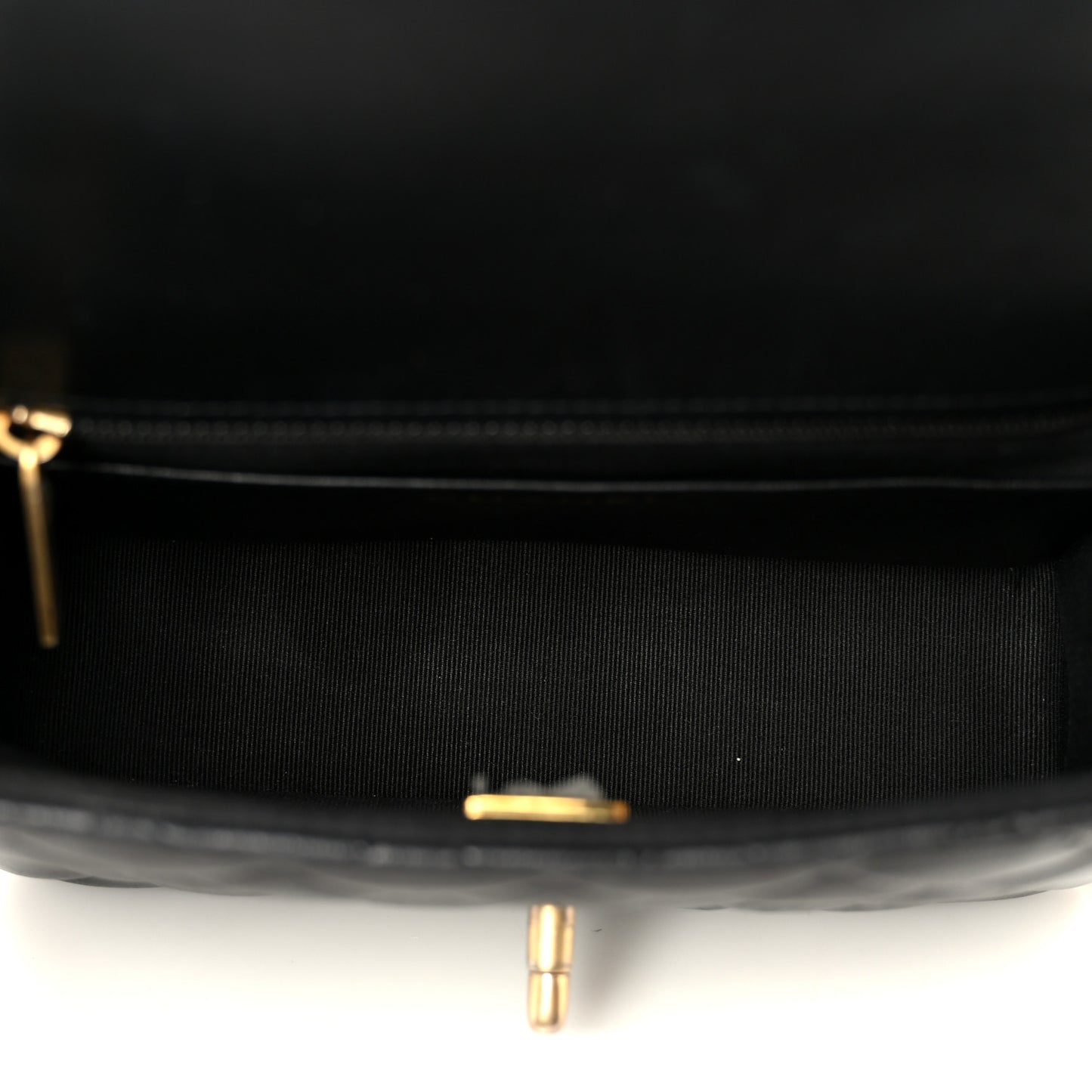 Lambskin Quilted Casino Chips Small Flap Black