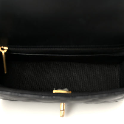 Chanel Lambskin Quilted Casino Chips Small Flap Black 5 of 11