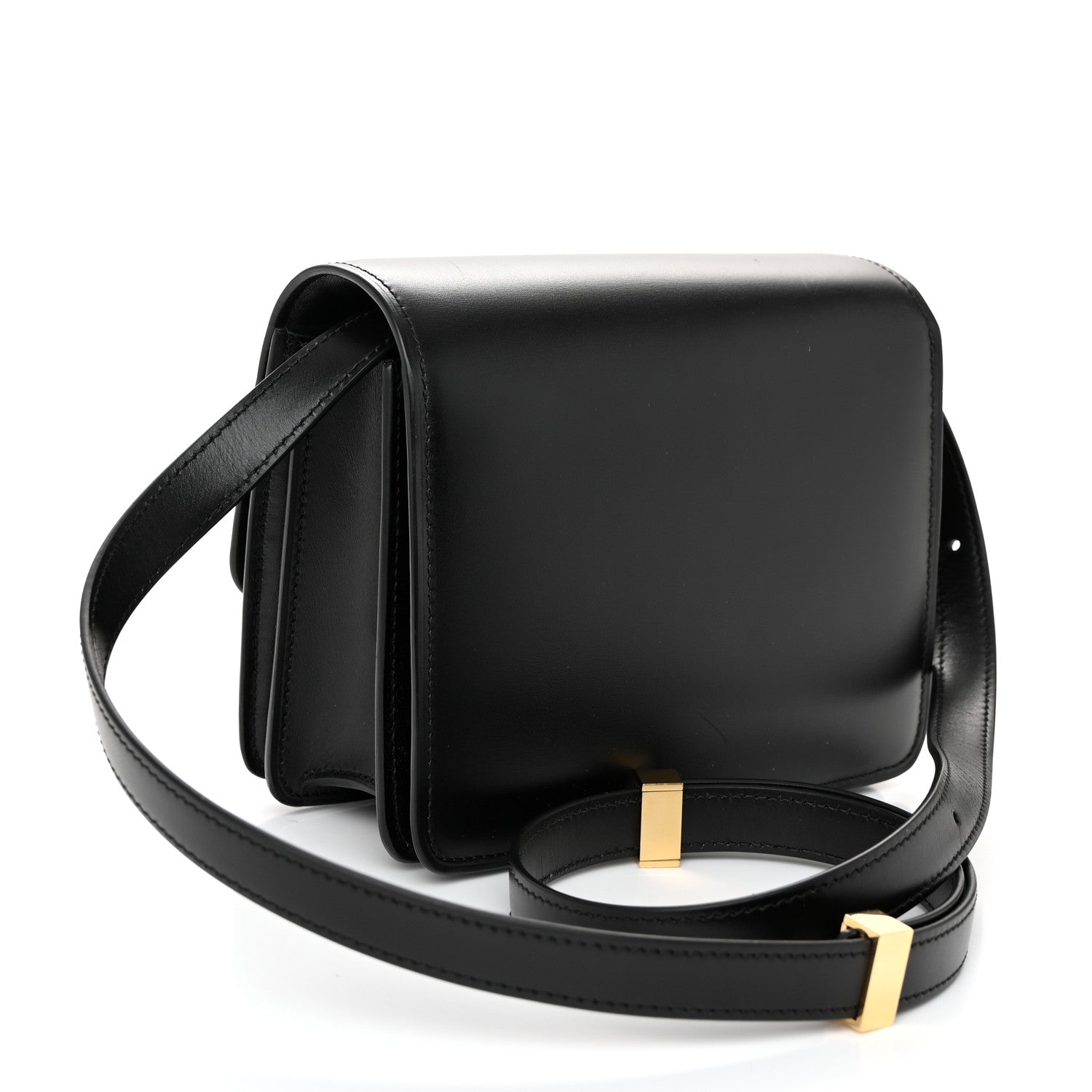 Celine Box Calfskin Small Classic Box Flap Bag Black 3 of 10