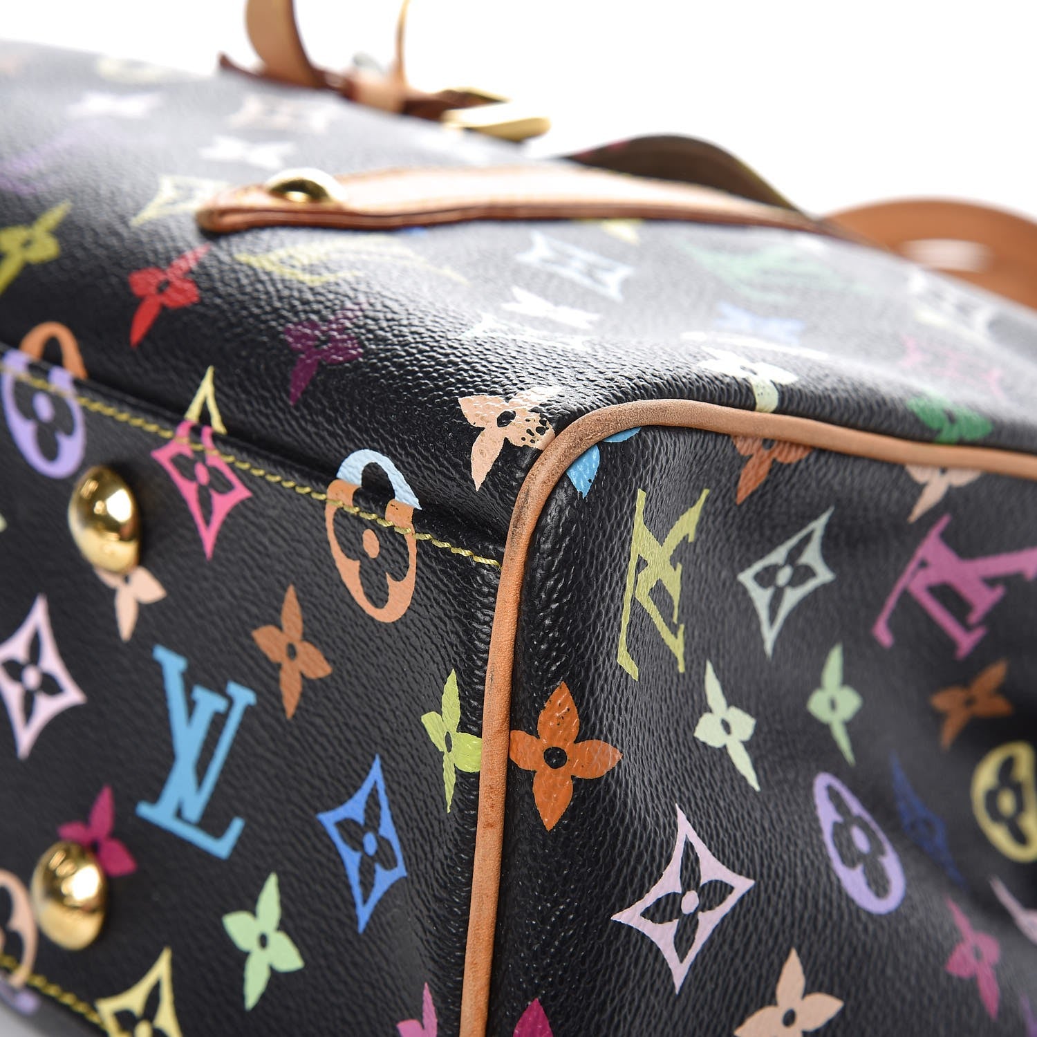 Louis Vuitton Monogram Multicolor Aurelia MM Black 9 of 12