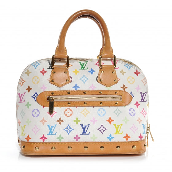 Louis Vuitton Monogram Multicolor Alma White 1 of 8