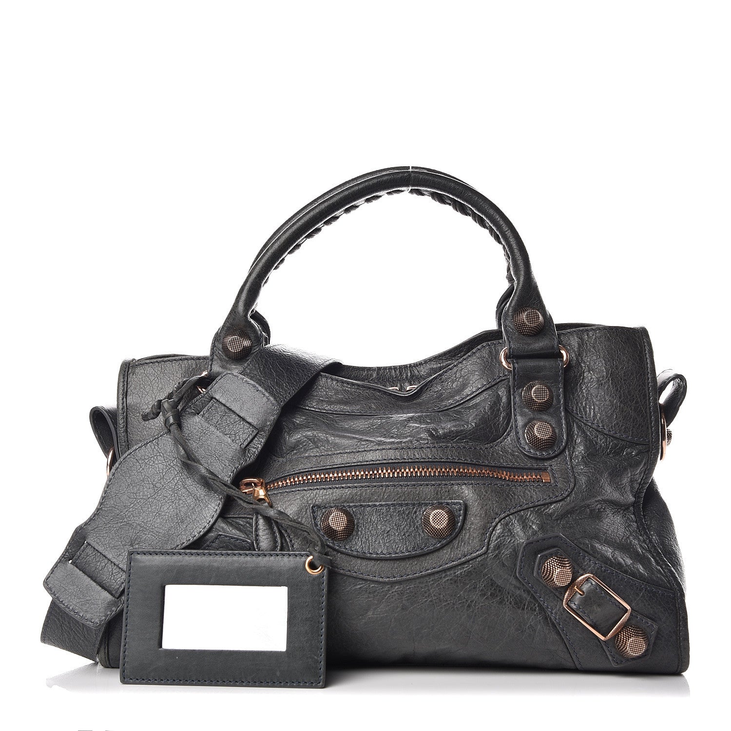 Balenciaga Agneau Giant 21 Rose Gold Hardware City Anthracite 1 of 10